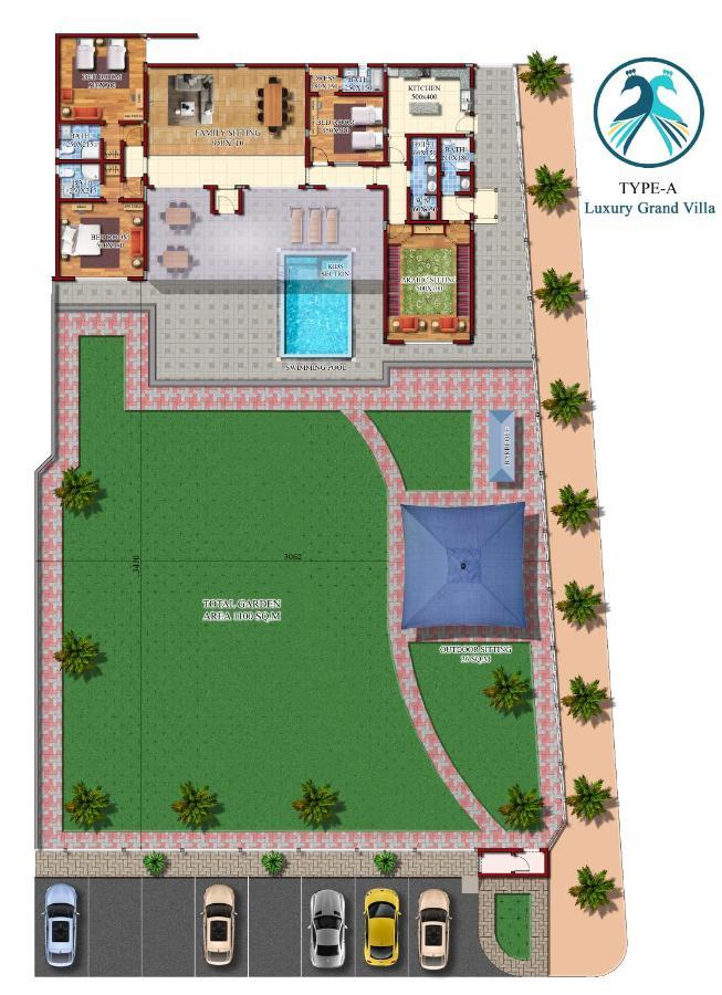 Asahalah Farm Pool Villas Seeb ภายนอก รูปภาพ